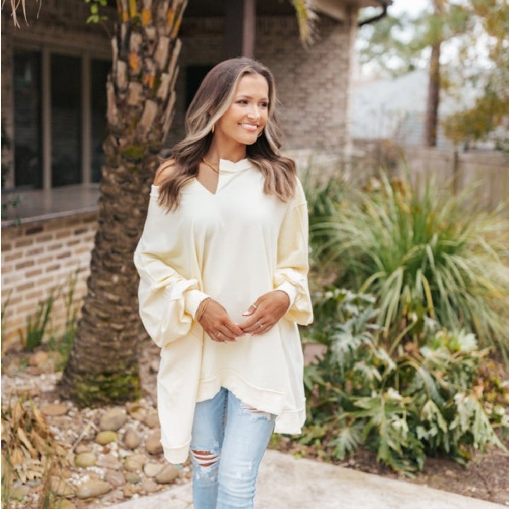 Fantastic Fawn Oversized French Terry Knit Sweatshirt